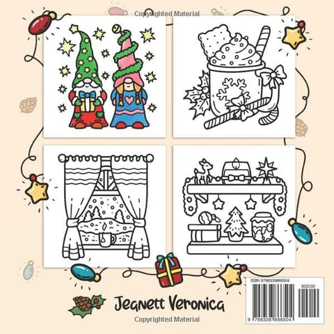 Cozy Girl Christmas Coloring Book