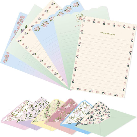 Ceiba Tree Cute Floral Stationery Letter Paper Set