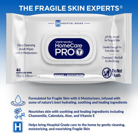 Welmedix Adult Bathing Wipes