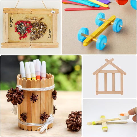Wooden Craft Sticks (3000-Piece Pack)