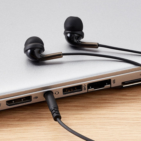 Amazon Basics Wired Earbuds with Microphone